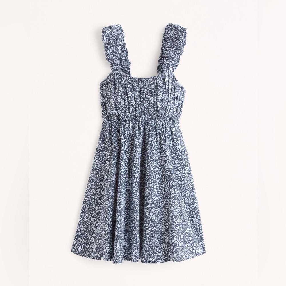 Abercrombie puff strap babydoll dress